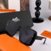 HERMES 2025 Spring New Arrival Original Release Highly Popular Luxury Square Sunglasses Model: H2304
