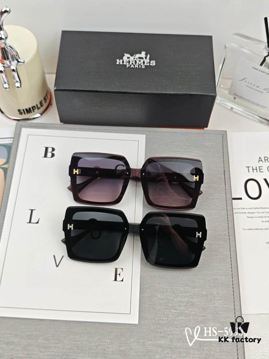 Hermès | New Arrival Sunglasses with Polarized Lenses, Lightweight TR90 Frame, UV Protection for Outdoor Travel and Driving