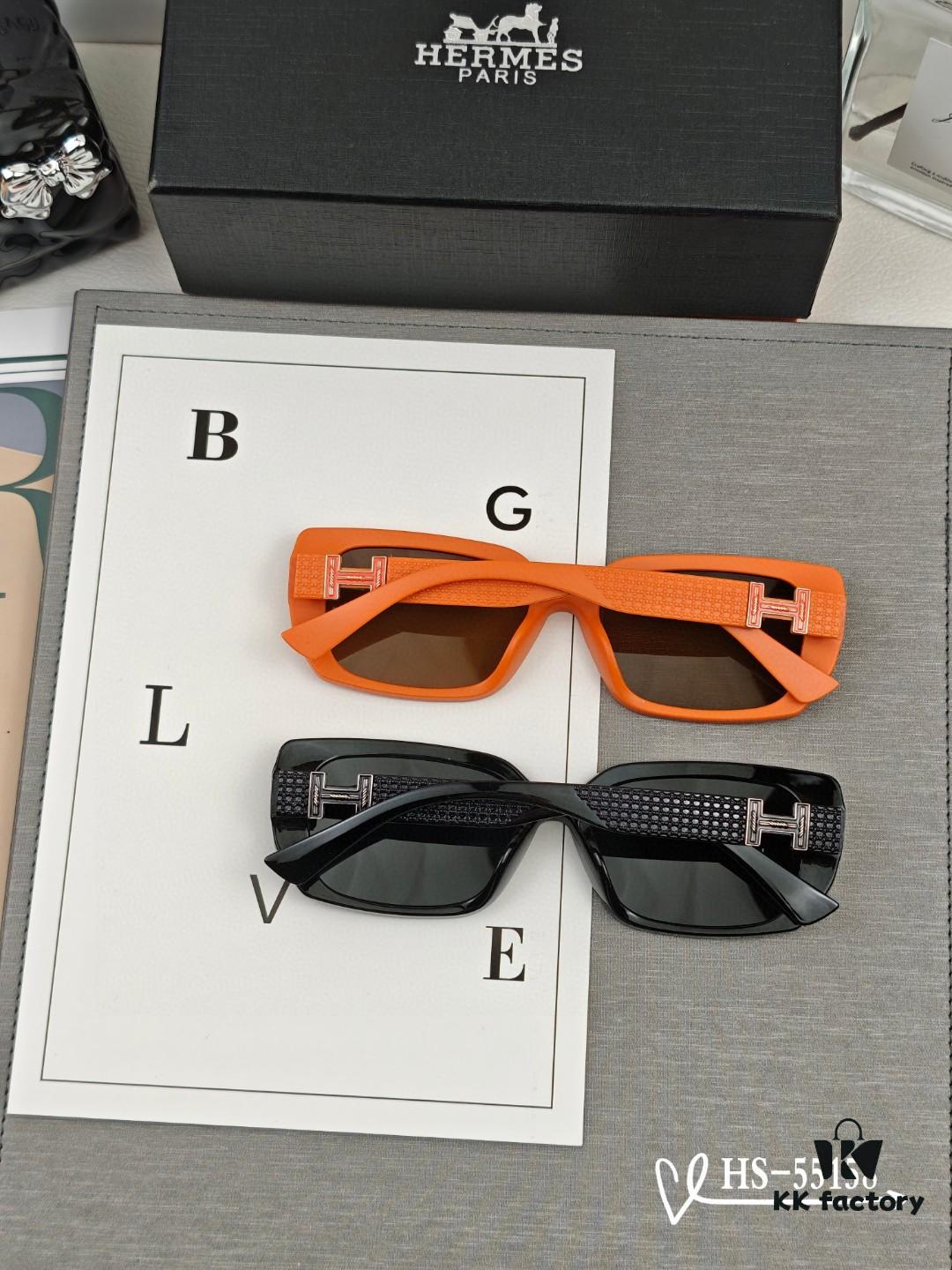 Hermès | New Arrival Sunglasses with Polarized Lenses, Lightweight TR90 Frame, UV Protection for Driving and Travel