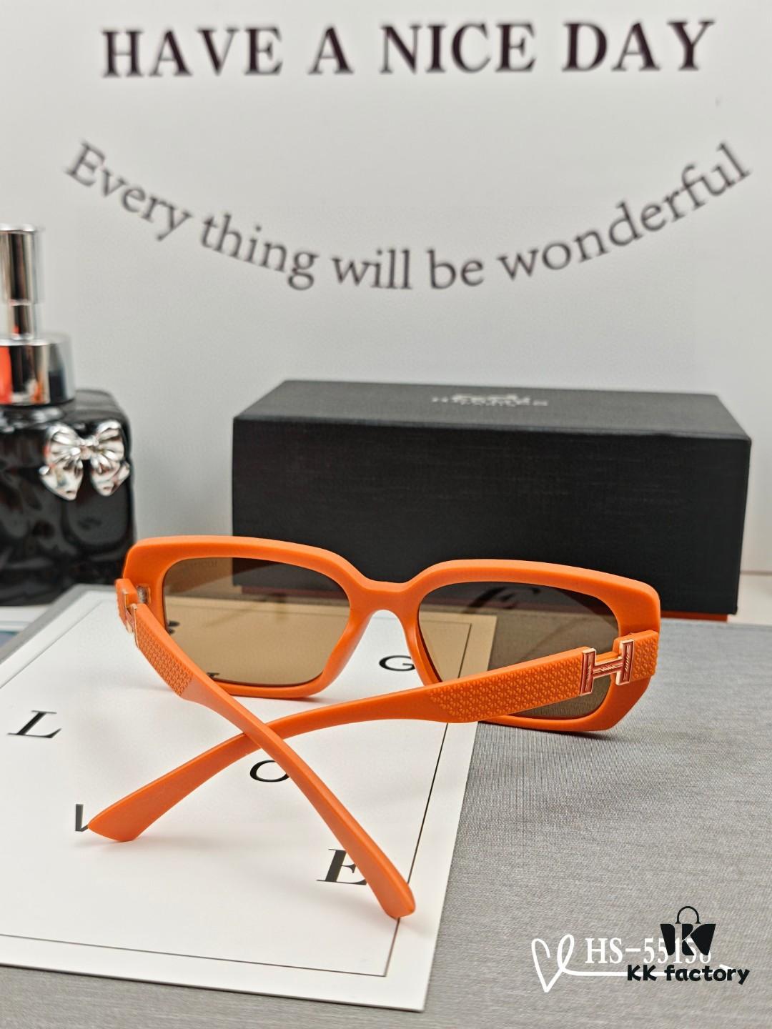 Hermès | New Arrival Sunglasses with Polarized Lenses, Lightweight TR90 Frame, UV Protection for Driving and Travel