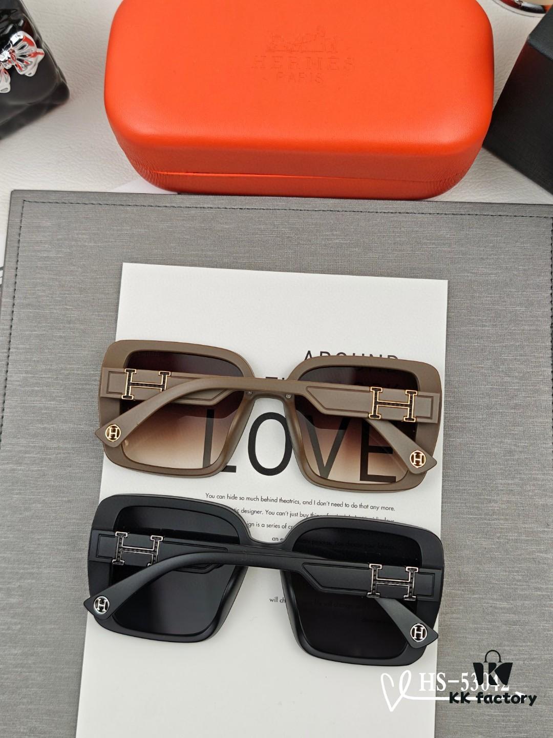 Hermès | New Model Sunglasses with Polarized Lenses, Lightweight TR90 Frame, UV Protection for Travel and Daily Wear