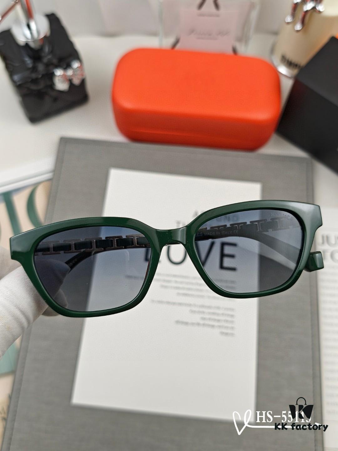 Hermès | New Model 55113 TR90 Lightweight Sunglasses with Polarized Lenses, Stylish and Comfortable for Travel and Driving