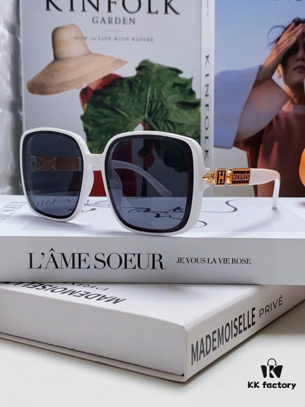 Hermes 2024 New Arrival Women's Sunglasses, Polarized Oversized Round Square UV-Protective Driving Sunglasses for Face-Framing Effect