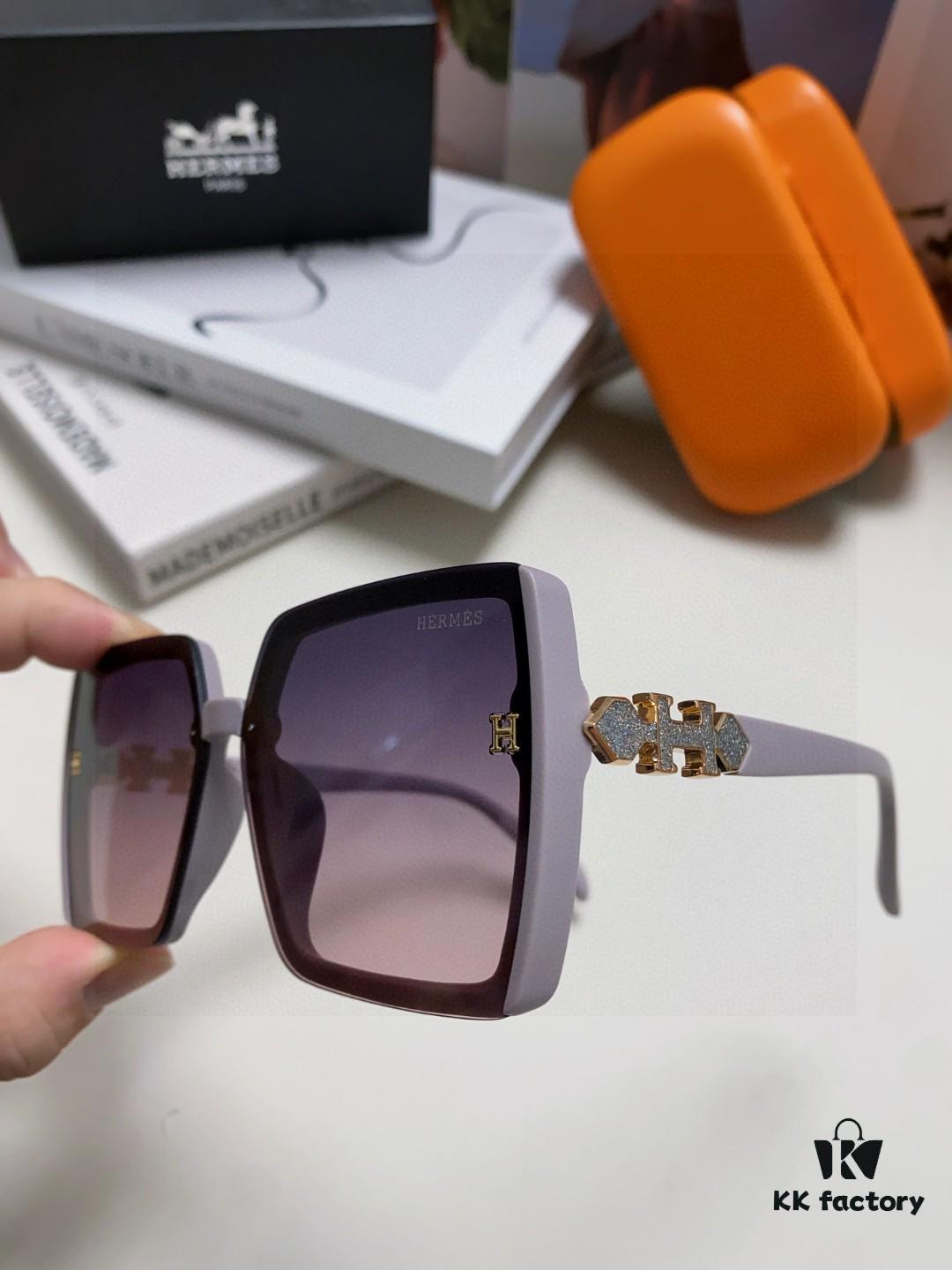 Hermes 2026 New Arrival Women's High-Quality HD Sunglasses