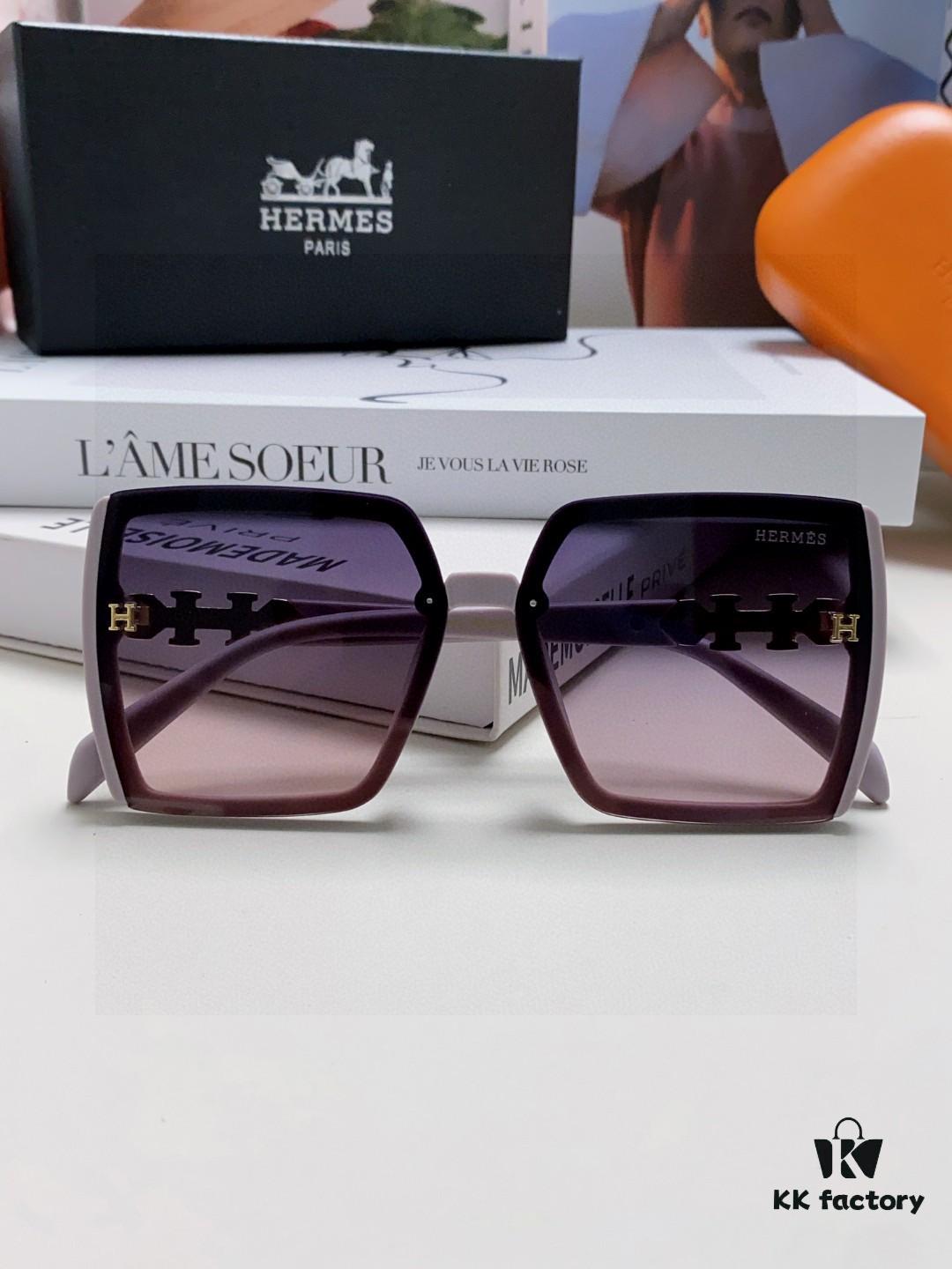 Hermes 2026 New Arrival Women's High-Quality HD Sunglasses