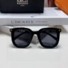 Hermes 2025 New Arrival Retro Square Unisex Sunglasses for Women, Slimming Design for Round Faces, Fashionable Influencer-Style Sunglasses with Metal Cut-Out Temples, UV-Protective Eyewear