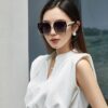 HERMES Spring 2025 New Arrival Original Luxury Square Sunglasses - High-Quality Designer Shades with Iconic Logo