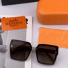 HERMES Spring 2025 New Arrival Original Luxury Square Sunglasses - High-Quality Designer Shades with Iconic Logo