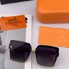 HERMES Spring 2025 New Arrival Original Luxury Square Sunglasses - High-Quality Designer Shades with Iconic Logo
