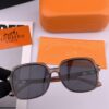 HERMES 2025 Spring New Arrival Original Release Famous Internet Sensation Ultra Popular Blue Classic Luxury Square Sunglasses