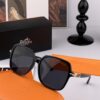 HERMES 2025 Spring New Arrival Original Release Famous Internet Sensation Ultra Popular Blue Classic Luxury Square Sunglasses