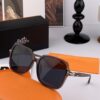 HERMES 2025 Spring New Arrival Original Release Famous Internet Sensation Ultra Popular Blue Classic Luxury Square Sunglasses
