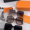 HERMES 2025 Spring New Arrival Original Release Famous Internet Influencer Ultra Popular Luxury Square Sunglasses Classic Full-Frame Design High-Quality Authentic Brand Model: H1301