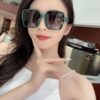 HERMES Spring 2025 New Arrival Original Luxury Square Sunglasses H1245