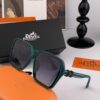 HERMES Spring 2025 New Arrival Original Luxury Square Sunglasses H1245