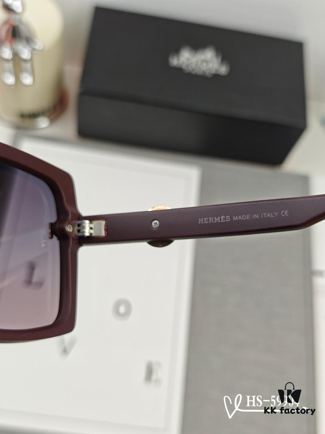 Hermès | New Model 59904 TR90 Lightweight Sunglasses with Polarized Lenses, Size 59-13-147