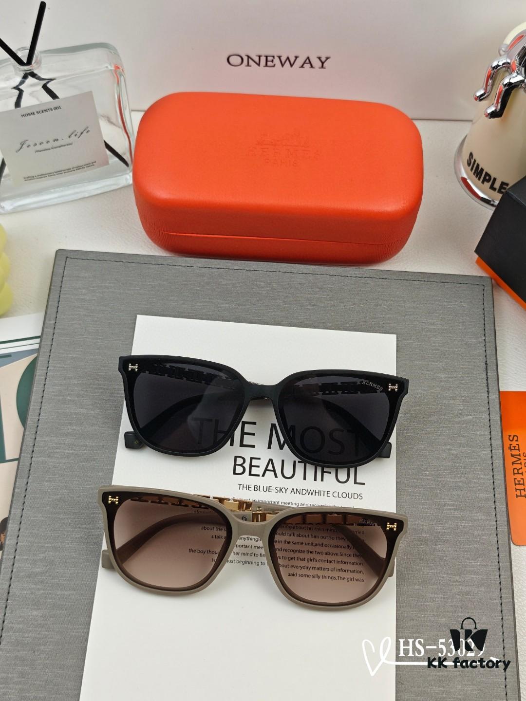 Hermes - New Model Sunglasses with Polarized Lenses, Lightweight TR90 Frame, UV Protection for Travel and Fashion