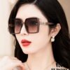 HERMES 2025 Spring New Arrival Original Release Famous Online Ultra-Hot Selling Blue Classic Luxury Global Fashion Square Sunglasses