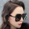 HERMES 2025 Spring New Arrival Original Release Famous Online Ultra-Hot Selling Blue Classic Luxury Global Fashion Square Sunglasses