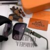 HERMES 2025 Spring New Arrival Original Release Influencer Ultra Hot-Selling Classic Luxury Square Sunglasses