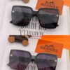 HERMES 2025 Spring New Arrival Original Release Influencer Ultra Hot-Selling Classic Luxury Square Sunglasses