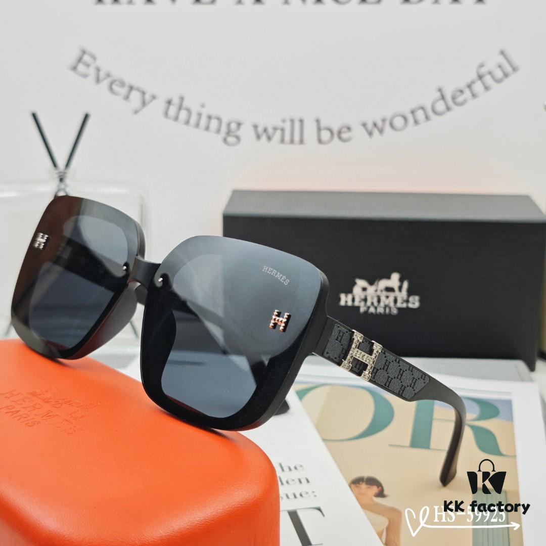 Hermès | New Arrival Sunglasses with Polarized Lenses, Lightweight TR90 Frame, UV Protection, Fashionable Design for Travel and Driving