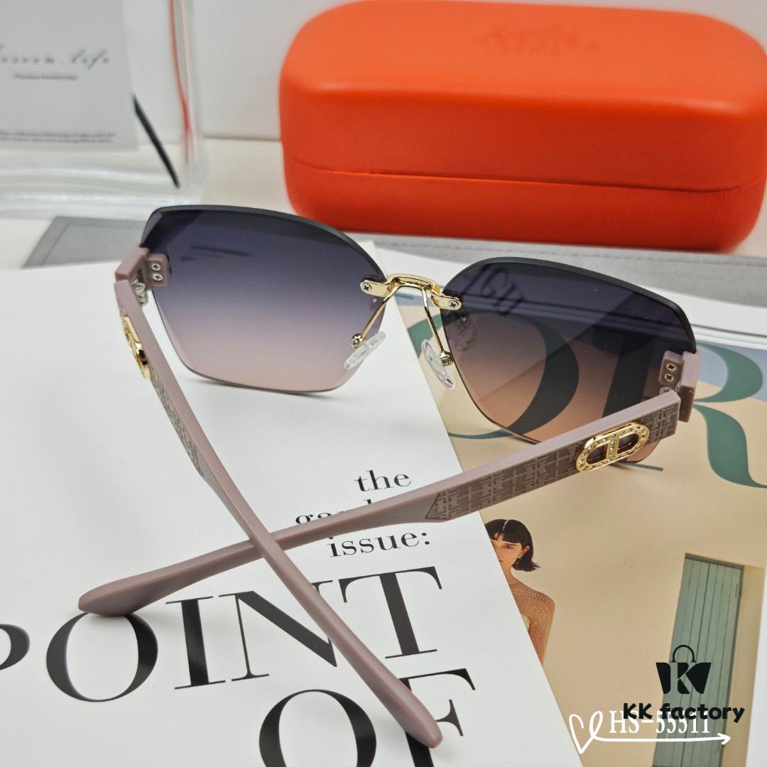 Hermes - New Model Sunglasses with POLAROID Resin Polarized Lenses, TR90 Lightweight Frame, Size 59-13-147, Fashion Sun Protection Eyewear for Travel and Driving