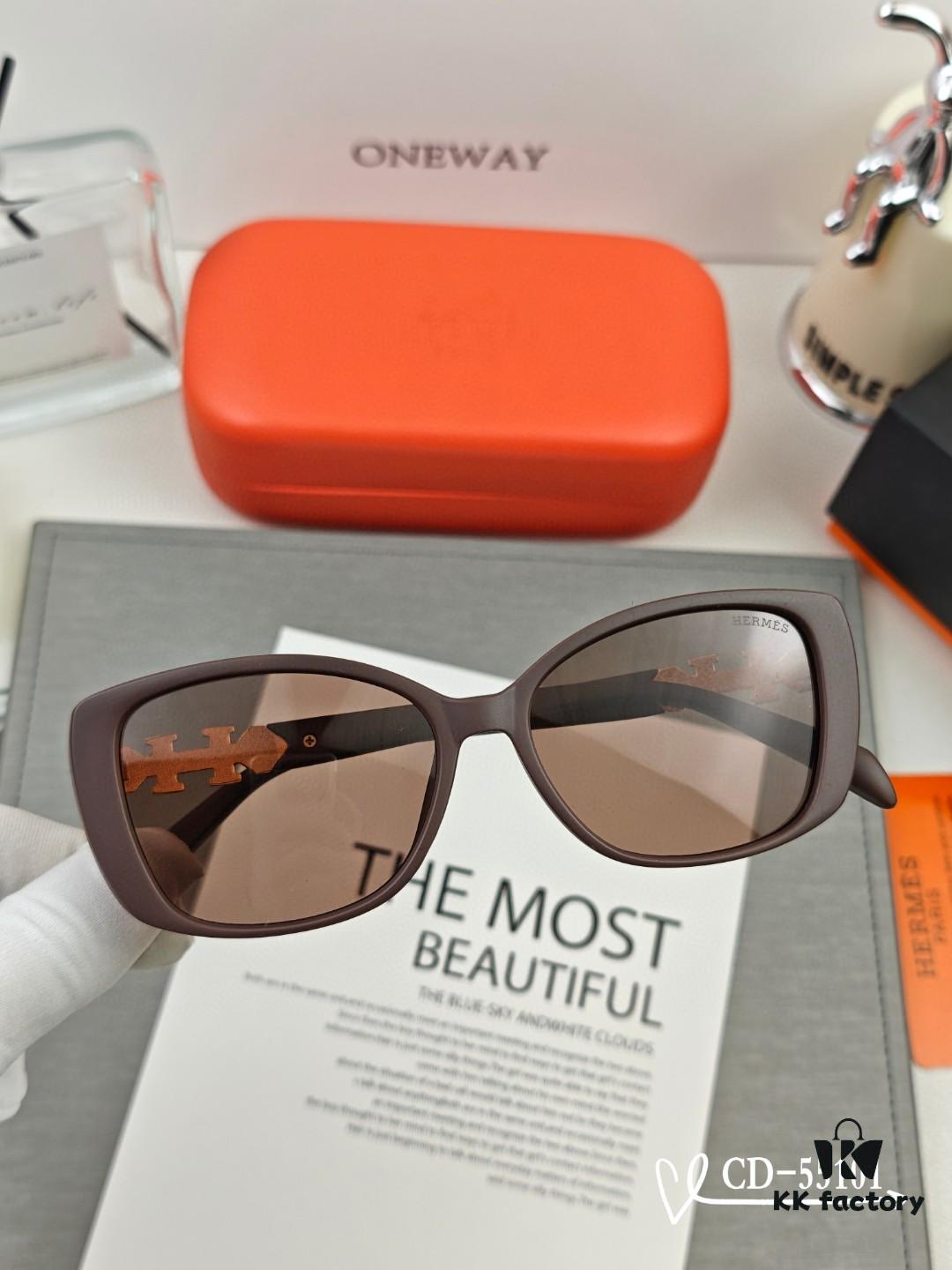 Hermes - New Model Sunglasses with Polarized Lenses, Lightweight TR90 Frame, UV Protection for Travel and Driving