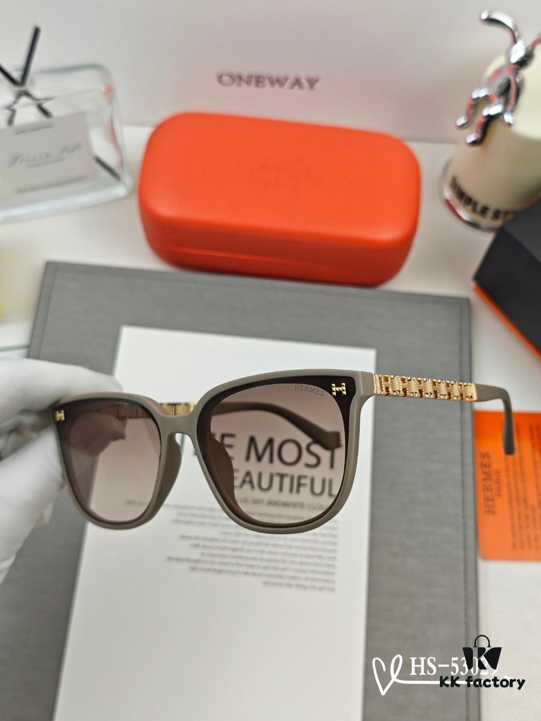 Hermes - New Model Sunglasses with Polarized Lenses, Lightweight TR90 Frame, UV Protection for Travel and Fashion