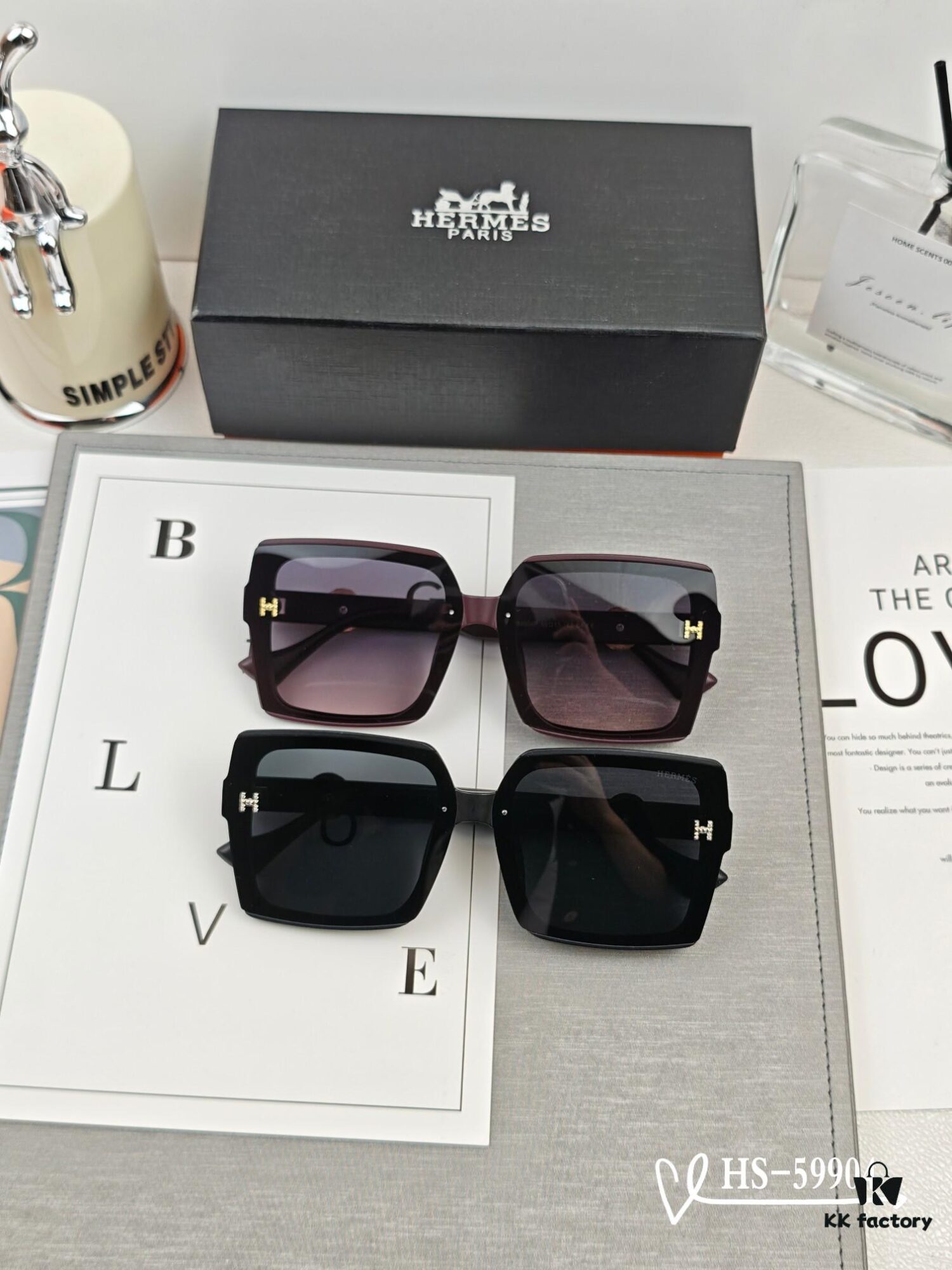 Hermes - New Model Sunglasses with Polarized Lenses, Lightweight TR90 Frame, UV Protection for Travel and Daily Wear