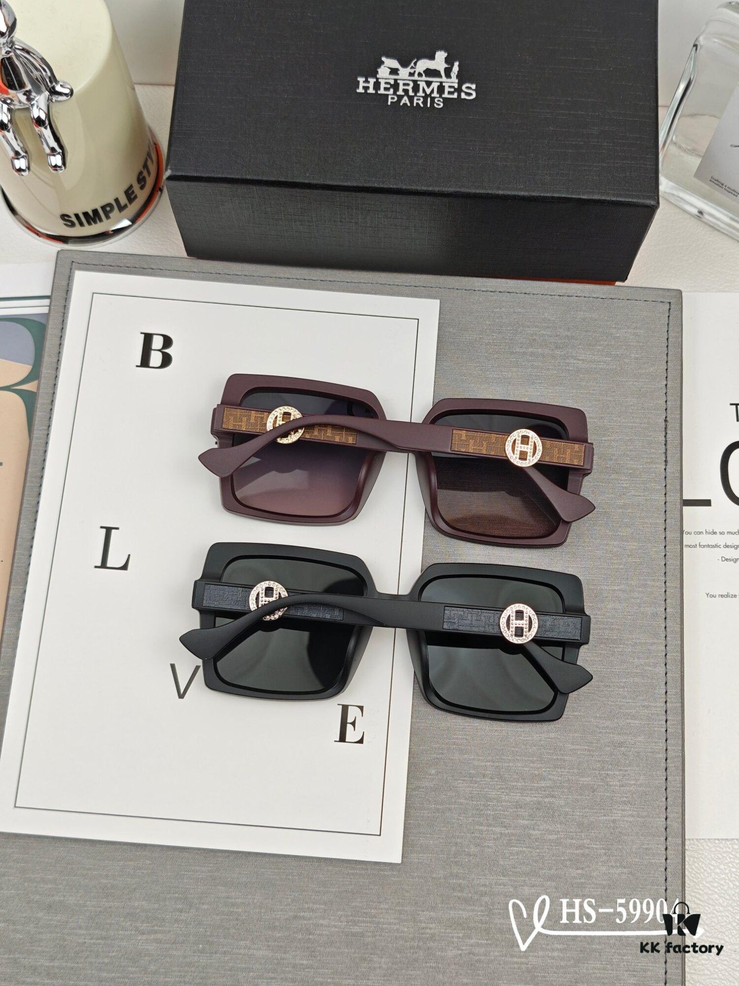 Hermes - New Model Sunglasses with Polarized Lenses, Lightweight TR90 Frame, UV Protection for Travel and Daily Wear