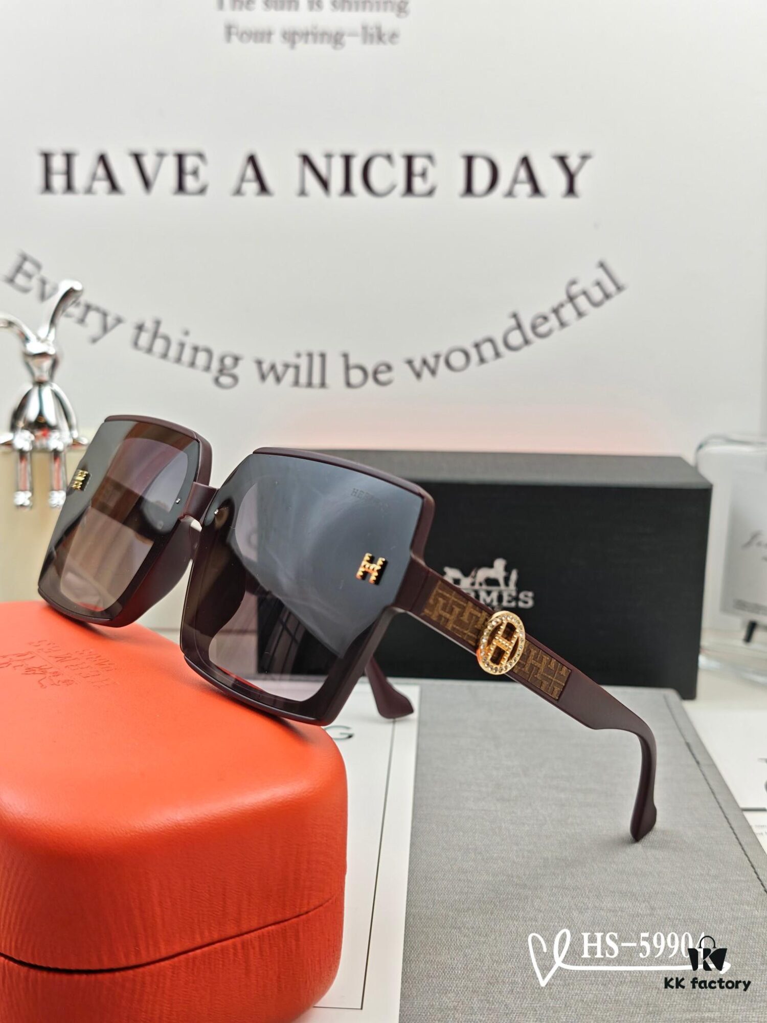 Hermes - New Model Sunglasses with Polarized Lenses, Lightweight TR90 Frame, UV Protection for Travel and Daily Wear