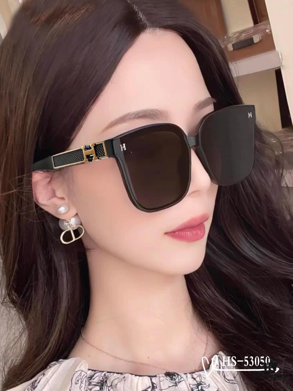 Hermès | New Model 53050 TR90 Frame Sunglasses with Polarized Lenses, Lightweight and Comfortable for Travel and Driving