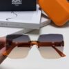 Hermes 2025 New Arrival Frameless Square Sunglasses, UV Protection Beach Sun Glasses with Premium Look, Slimming Effect, Unisex for Driving and Outdoor Use