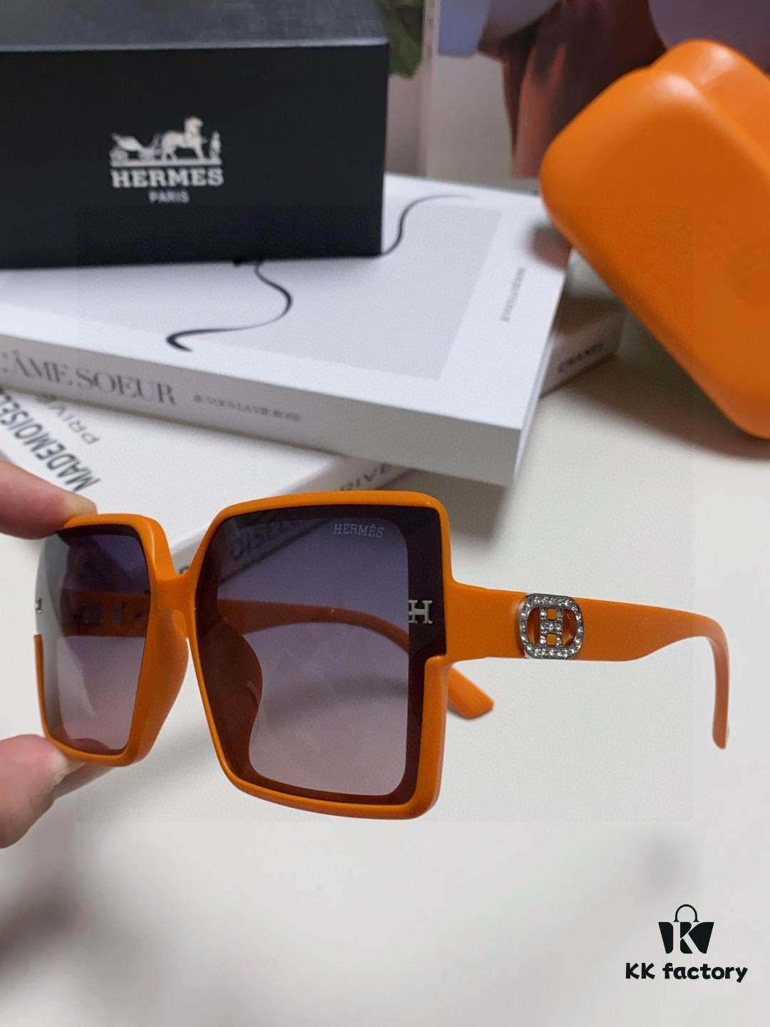 Hermes Women's Polarized Sunglasses 2025 New Arrival High-End UV Protection Sun Glasses that Flatter Facial Features