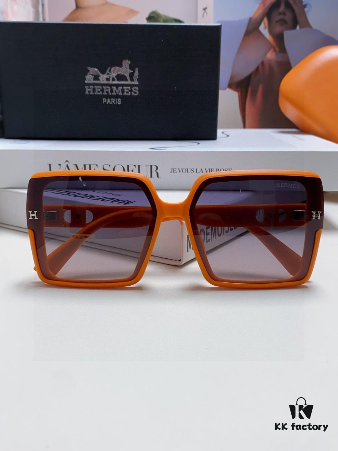 Hermes Women's Polarized Sunglasses 2025 New Arrival High-End UV Protection Sun Glasses that Flatter Facial Features