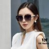 Hermes 2025 New Arrival Korean-Style Square Women's Sunglasses, Retro Fashion Minimalist Polarized Sunglasses, Unisex Eyewear