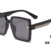 Hermes 2025 New Arrival Korean-Style Square Women's Sunglasses, Retro Fashion Minimalist Polarized Sunglasses Unisex