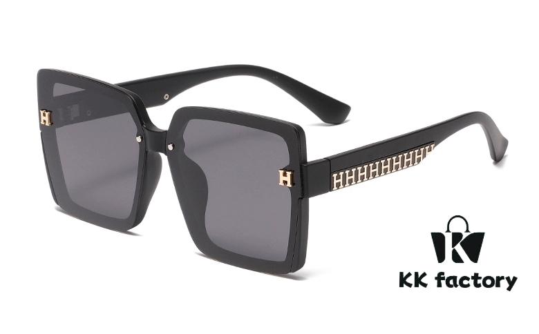 Hermes 2025 New Arrival Korean-Style Square Women's Sunglasses, Retro Fashion Minimalist Polarized Sunglasses Unisex