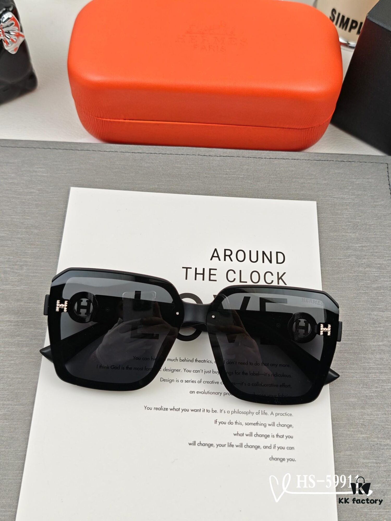 Hermes - HERMES, New Model Sunglasses with Polarized Lenses, Lightweight TR90 Frame, Ideal for Travel and Driving, Fashionable Sun Protection Eyewear