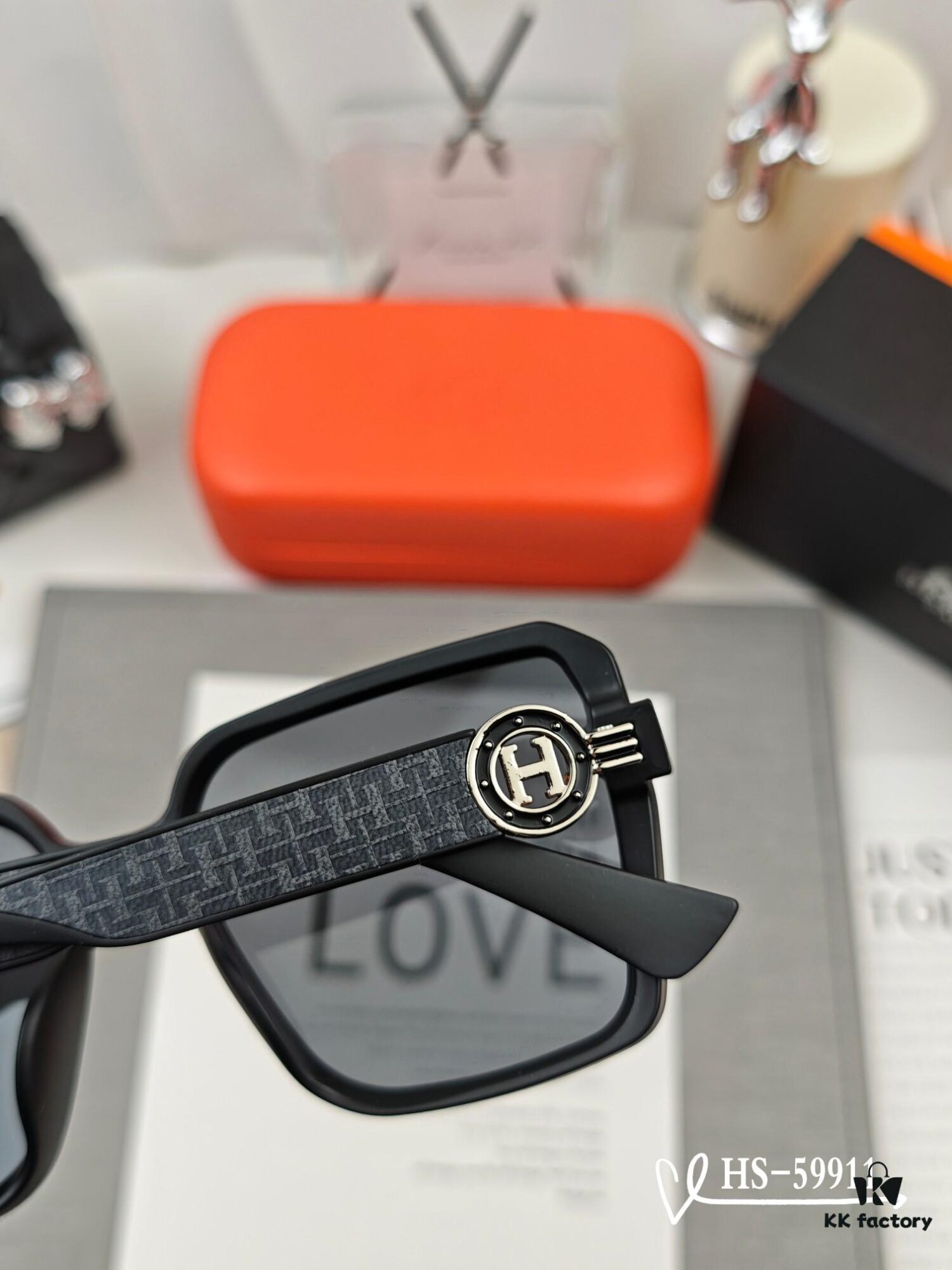 Hermes - HERMES, New Model Sunglasses with Polarized Lenses, Lightweight TR90 Frame, Ideal for Travel and Driving, Fashionable Sun Protection Eyewear