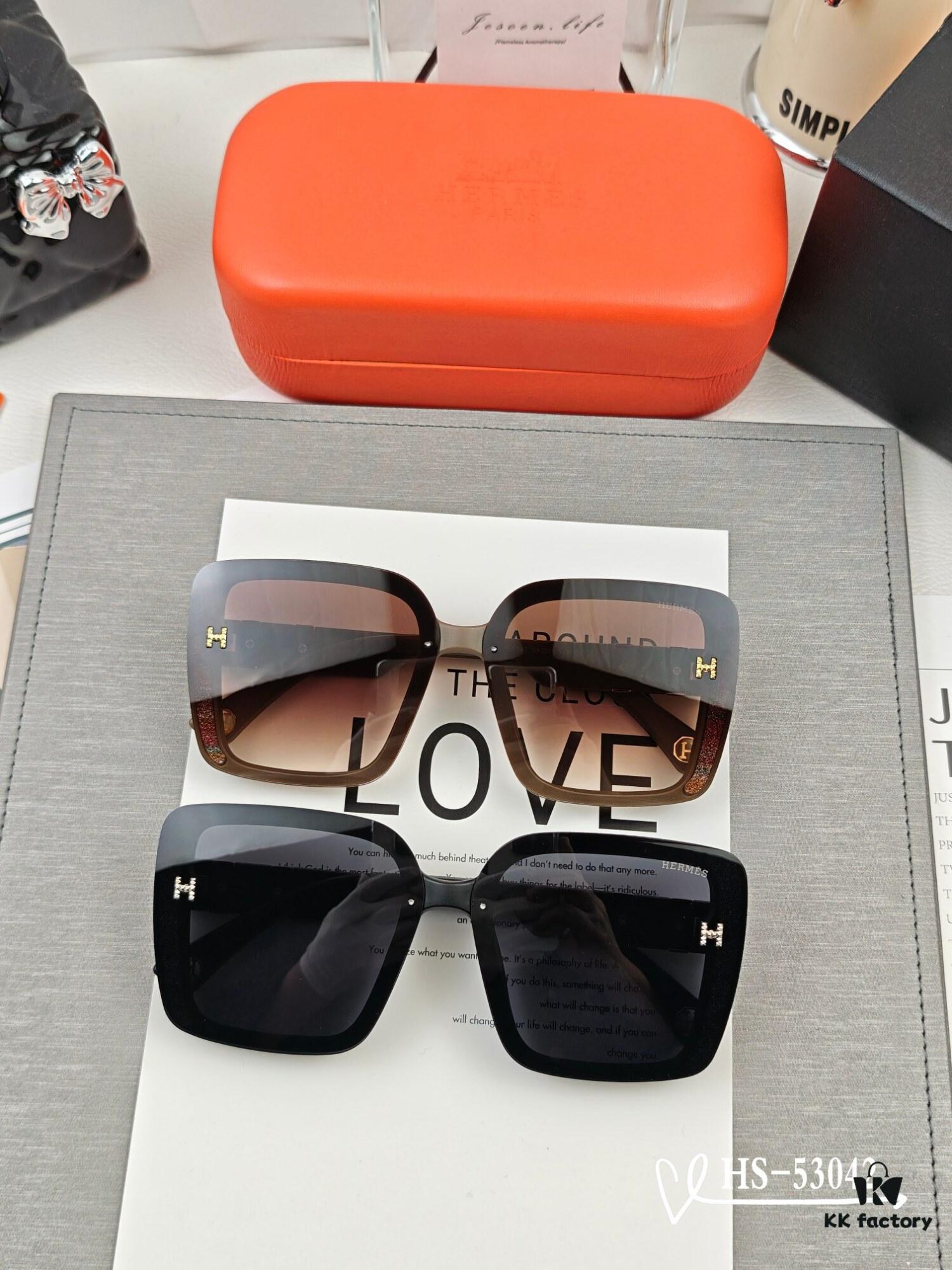 Hermes - New Model Sunglasses with Polarized Lenses, Lightweight TR90 Frame, UV Protection for Travel and Driving, Fashionable Sun Protection for Every Style
