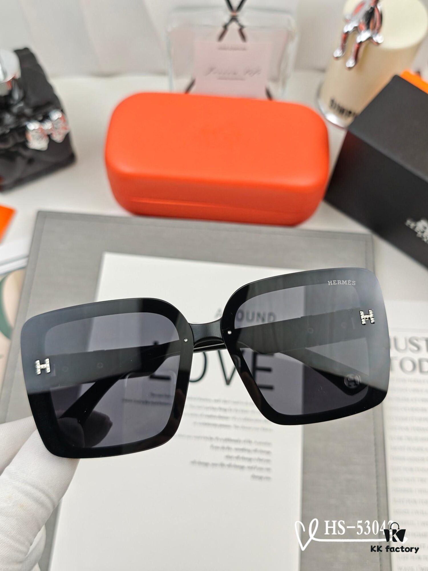 Hermes - New Model Sunglasses with Polarized Lenses, Lightweight TR90 Frame, UV Protection for Travel and Driving, Fashionable Sun Protection for Every Style