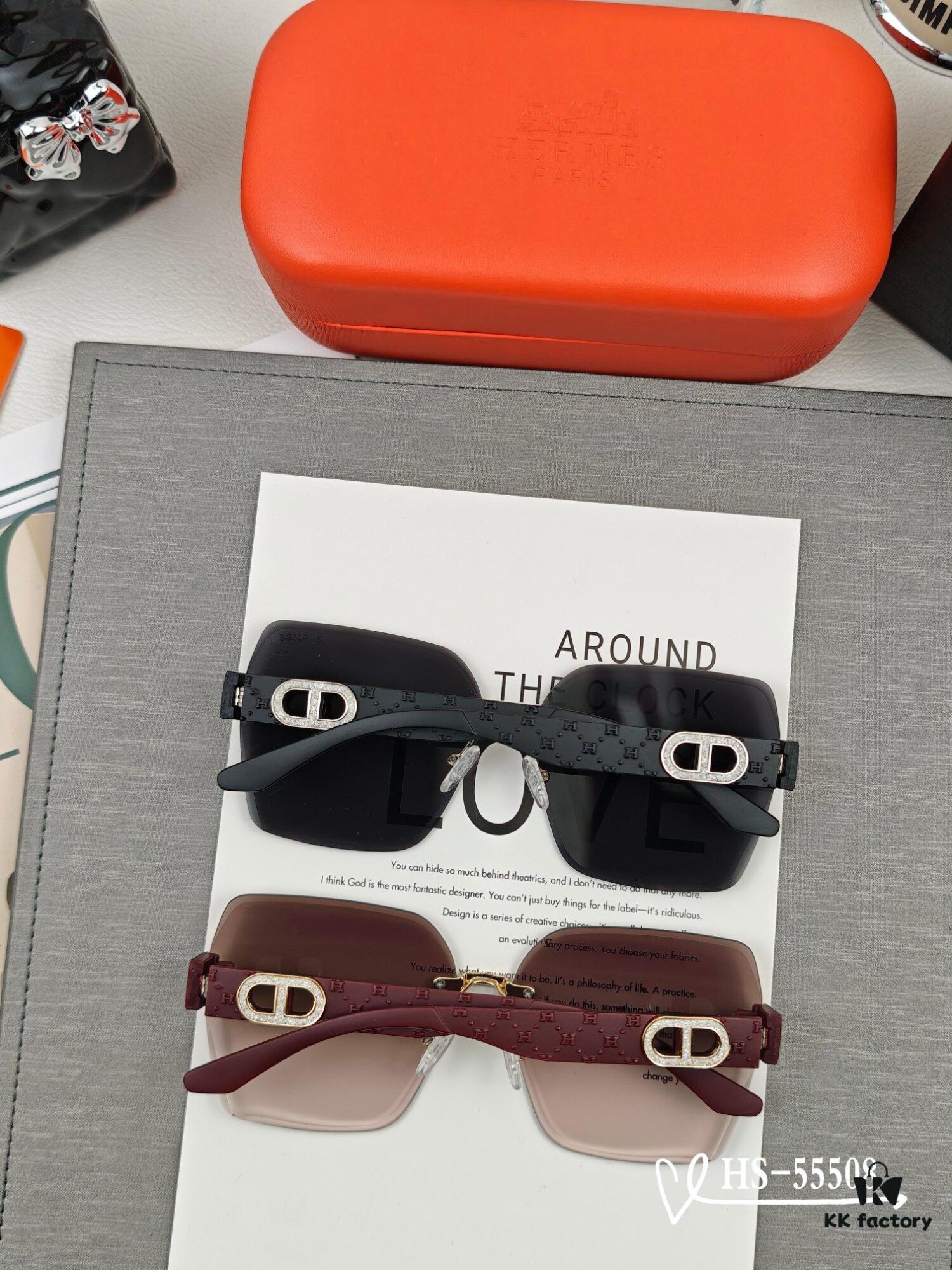 Hermes - New Model Sunglasses with Polarized Lenses, Lightweight TR90 Frame, UV Protection for Travel and Fashion Use