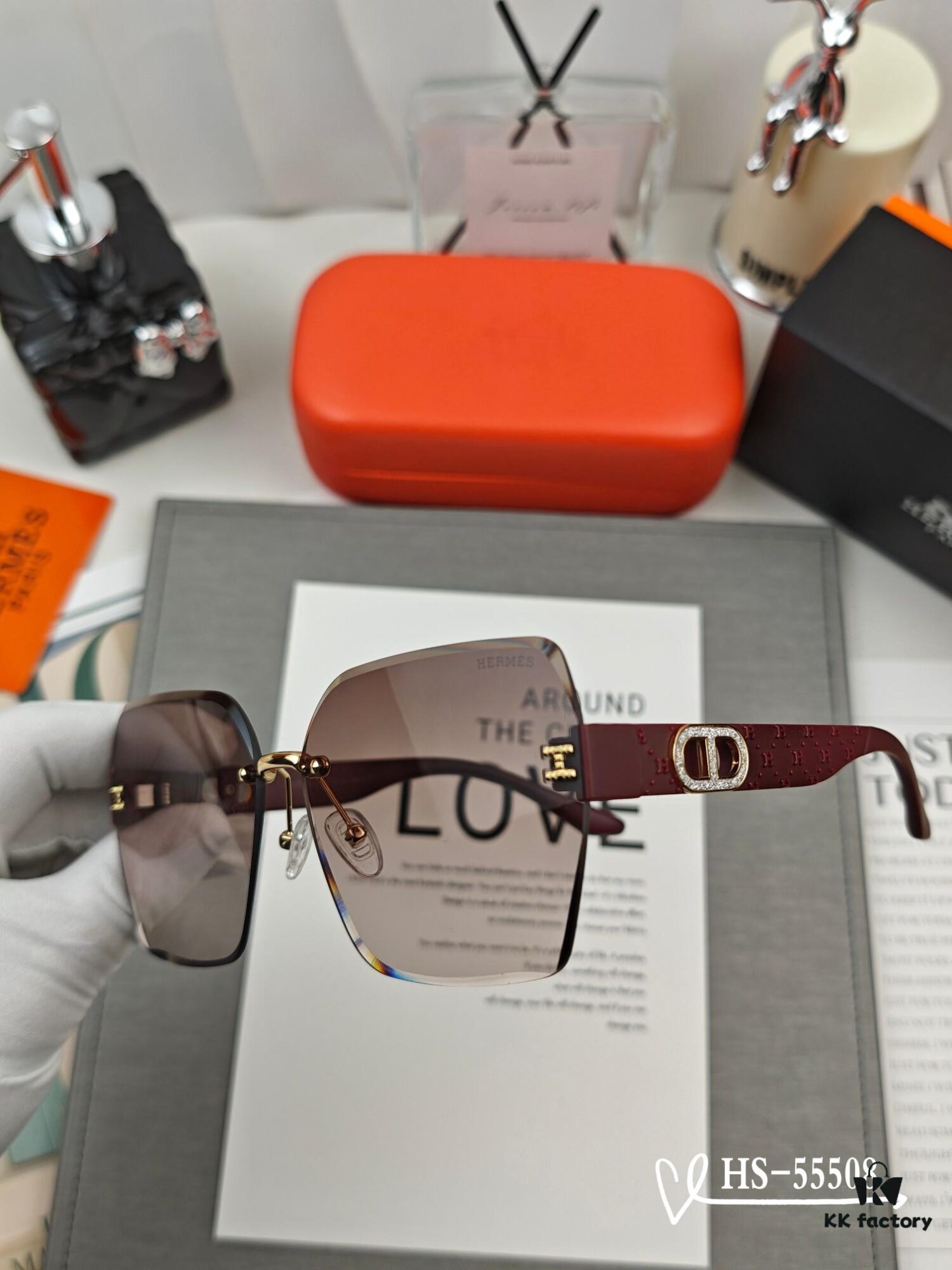 Hermes - New Model Sunglasses with Polarized Lenses, Lightweight TR90 Frame, UV Protection for Travel and Fashion Use