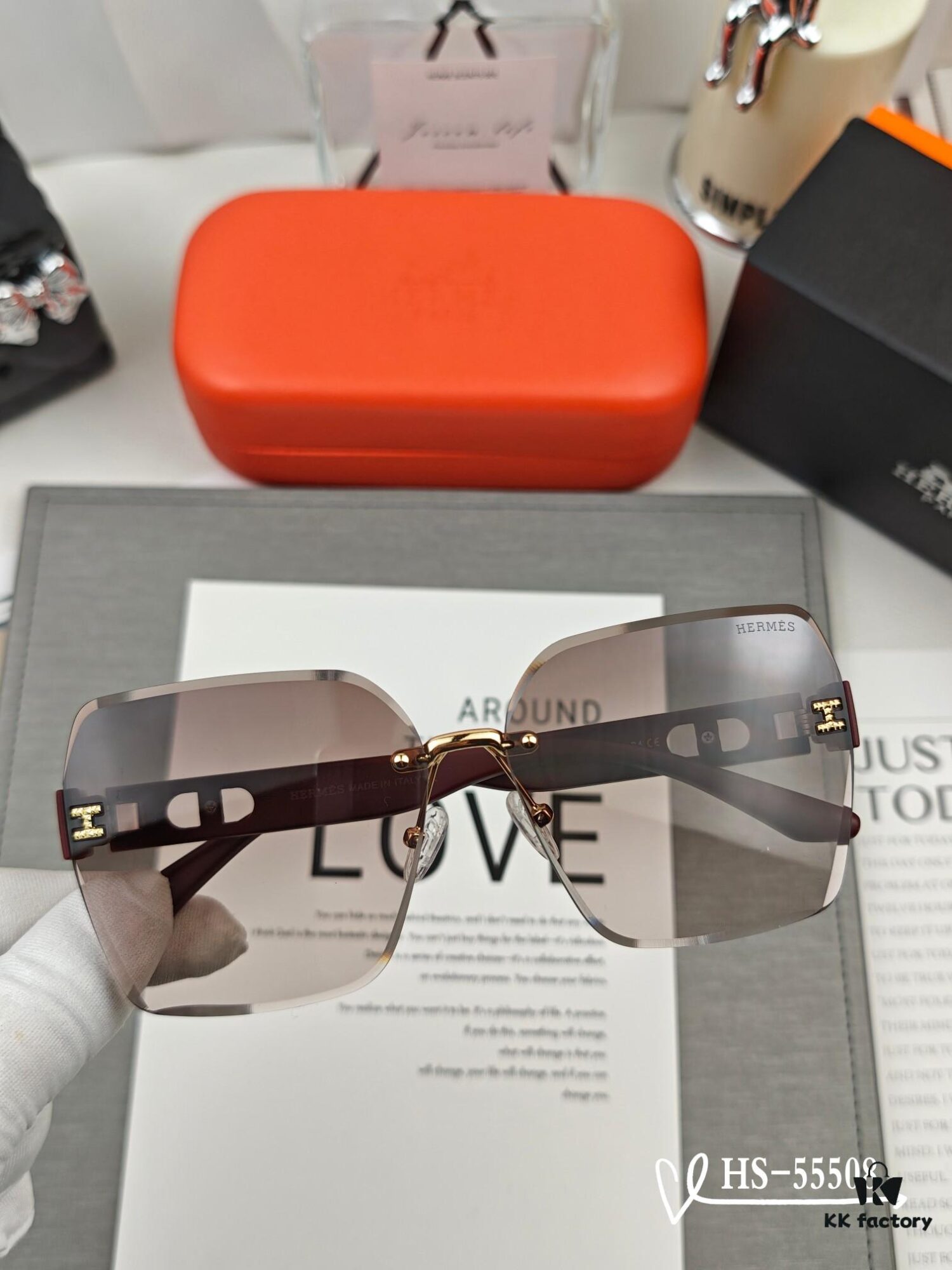 Hermes - New Model Sunglasses with Polarized Lenses, Lightweight TR90 Frame, UV Protection for Travel and Fashion Use