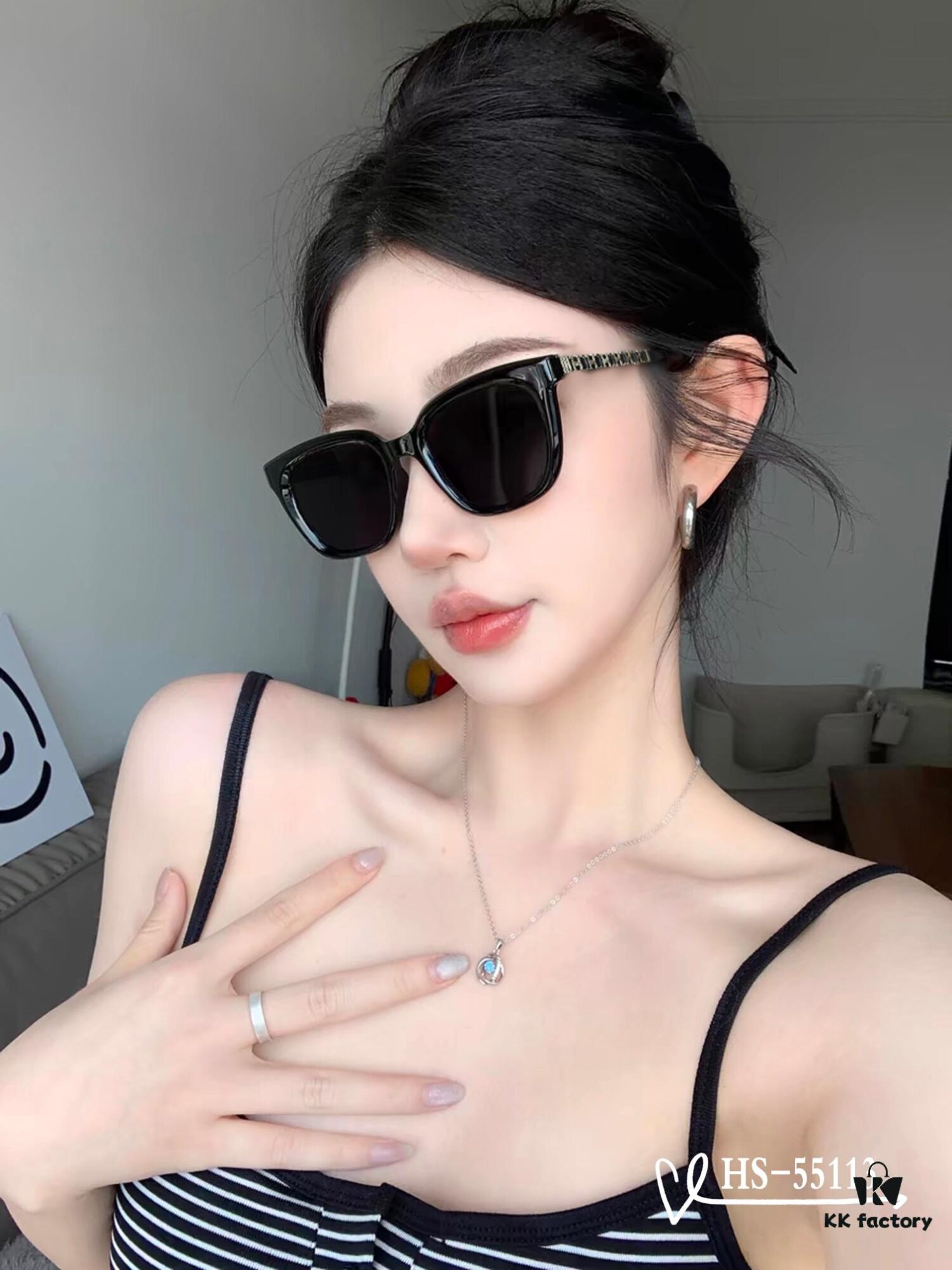 Hermes - Polarized Sunglasses with POLAROID Resin Lenses, Lightweight TR90 Frame, Size 59-13-147, Model 55113