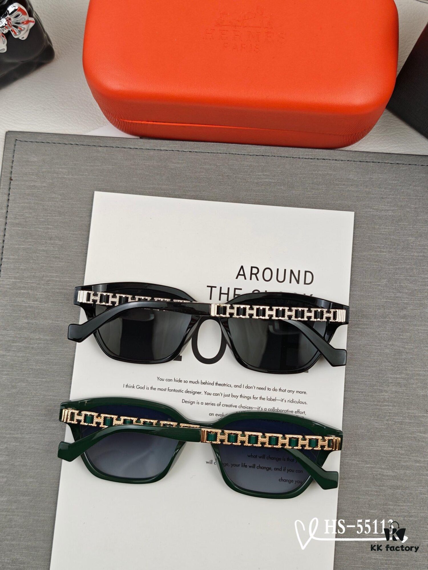 Hermes - Polarized Sunglasses with POLAROID Resin Lenses, Lightweight TR90 Frame, Size 59-13-147, Model 55113