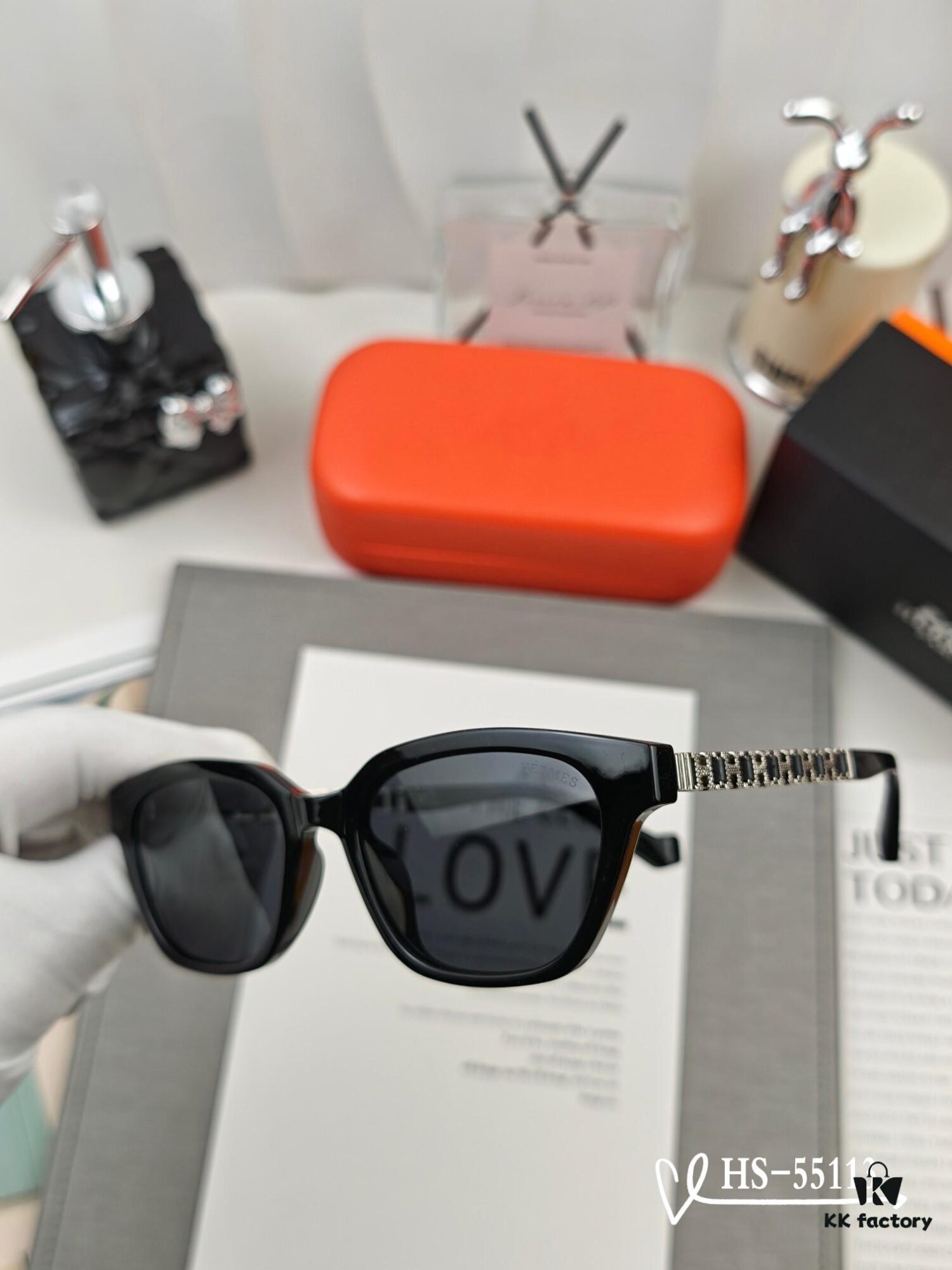 Hermes - Polarized Sunglasses with POLAROID Resin Lenses, Lightweight TR90 Frame, Size 59-13-147, Model 55113