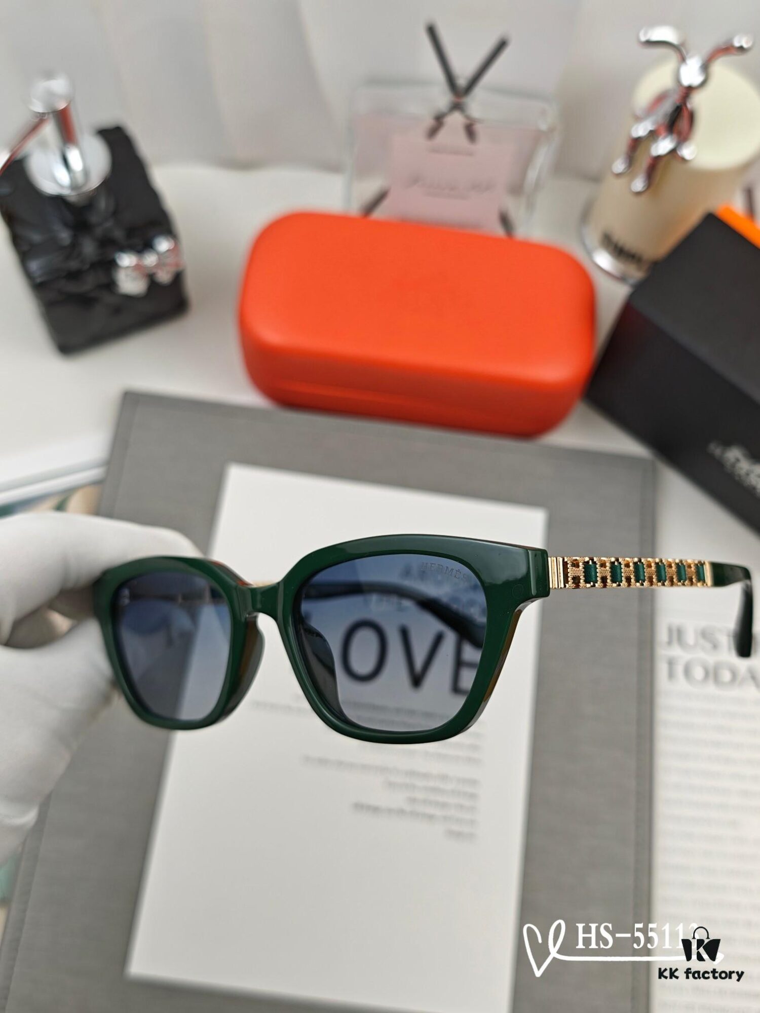 Hermes - Polarized Sunglasses with POLAROID Resin Lenses, Lightweight TR90 Frame, Size 59-13-147, Model 55113